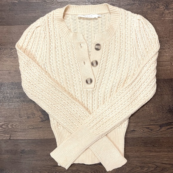 ASTR THE LABEL Aspen Sweater in Cream - Picture 4 of 8
